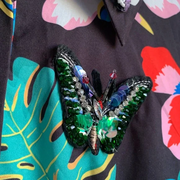 Dida Bole tropical print beaded dress - Picture 9 of 16